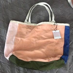 Urban Outfitters color block tote
